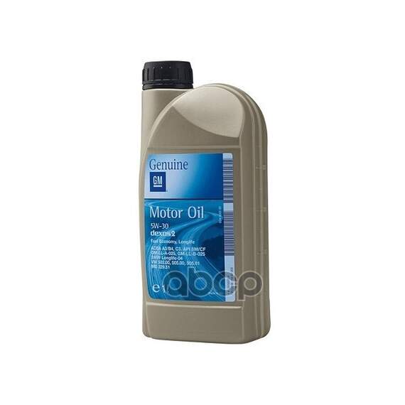Купить МАСЛО МОТОРНОЕ GENERAL MOTORS DEXOS 2 5W-30 СИНТЕТИЧЕСКОЕ 1 Л 93165690