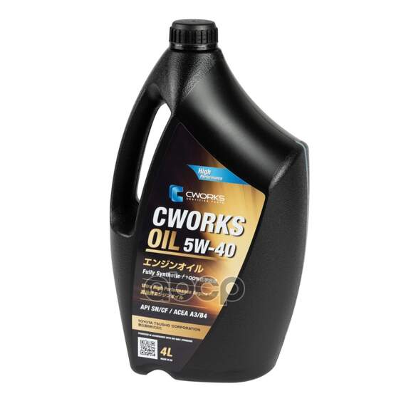 Купить МАСЛО МОТОРНОЕ CWORKS OIL 5W-40 СИНТЕТИЧЕСКОЕ 4 Л A130R3004