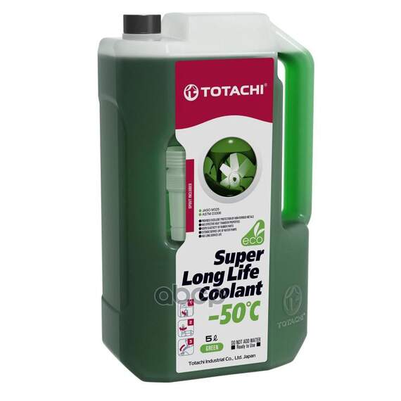 Купить АНТИФРИЗ TOTACHI SUPER LLC GREEN -50C 5Л (4589904924811) 41705