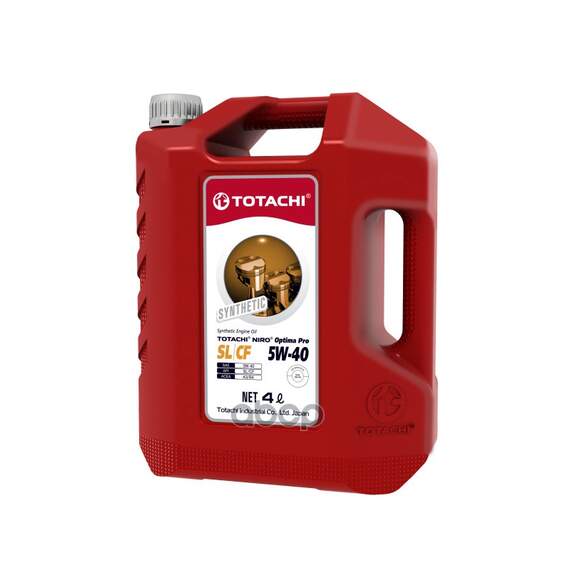 Купить МАСЛО МОТОРНОЕ TOTACHI NIRO OPTIMA PRO SYNTHETIC 5W-40 СИНТЕТИЧЕСКОЕ 4 Л 1C604