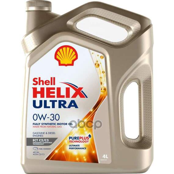 Купить МАСЛО МОТОРНОЕ СИНТЕТИЧЕСКОЕ HELIX ULTRA ECT C2/C3 0W-30 4Л 550046375