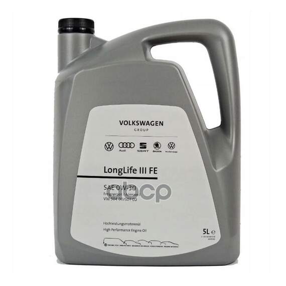 Купить МАСЛО МОТОРНОЕ СИНТЕТИЧЕСКОЕ VAG LONGLIFE III SAE 0W-30 5Л GS55545M4