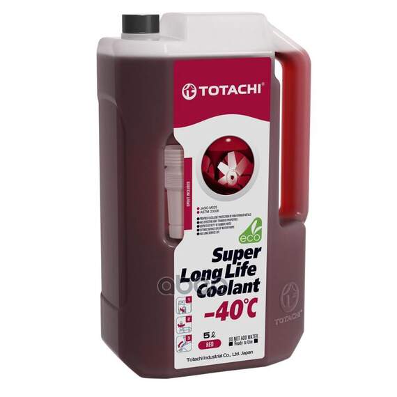 Купить АНТИФРИЗ TOTACHI SUPER LLC RED -40C 5Л (4589904924842) 41805