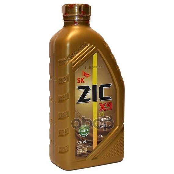 Купить МАСЛО МОТОРНОЕ СИНТЕТИЧЕСКОЕ ZIC X9 LS 5W-40 DIESEL 1Л 132904