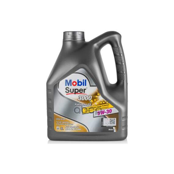 Купить МАСЛО МОТОРНОЕ MOBIL SUPER 3000 X1 FORMULA FE 5W-30 4Л (151527, 151526) 152564