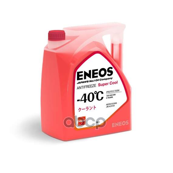 Купить АНТИФРИЗ ENEOS SUPER COOL -40°C 5КГ (RED) Z0075