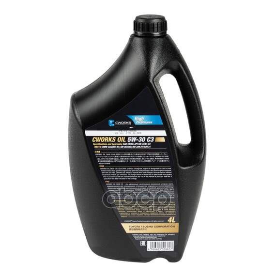 Купить МАСЛО МОТОРНОЕ CWORKS OIL 5W-30 СИНТЕТИЧЕСКОЕ 4 Л A130R2004