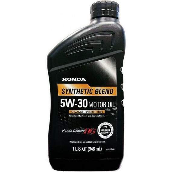 Купить МАСЛО МОТОРНОЕ HONDA MOTOR OIL SP/GF-6 5W-30 ПОЛУСИНТЕТИЧЕСКОЕ 0.946 Л 08798-9134