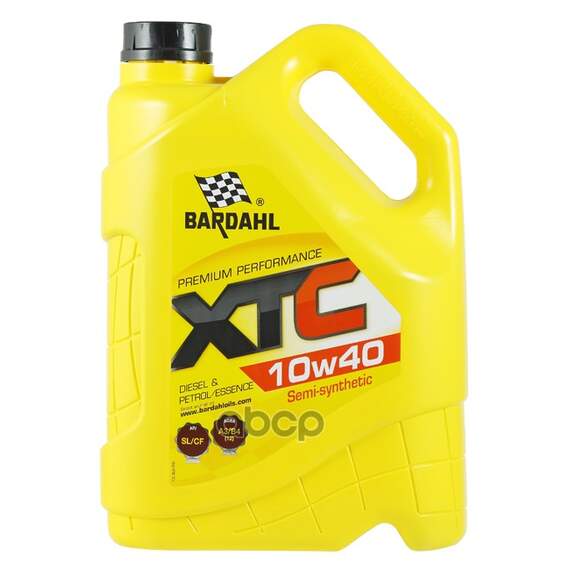 Купить МАСЛО МОТОРНОЕ BARDAHL XTC 10W-40 A3/B4 ПОЛУСИНТЕТИЧЕСКОЕ 5 Л 36243
