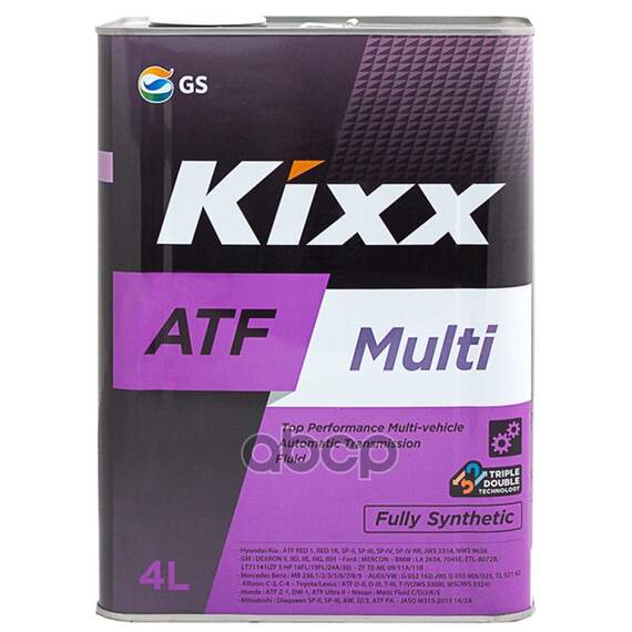 Купить МАСЛО ТРАНСМИССИОННОЕ KIXX ATF MULTI PLUS СИНТЕТИЧЕСКОЕ 4 Л L251844TE1