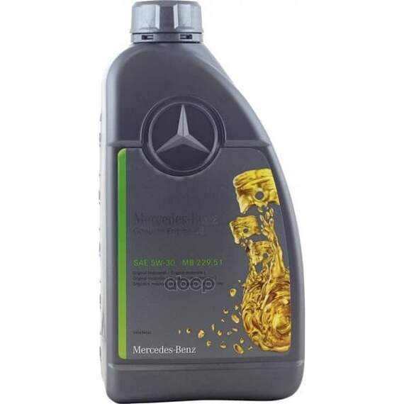 Купить МАСЛО МОТОРНОЕ MERCEDES-BENZ MB 229.51 5W-30 1 Л A000 989 69 06 11 ABDE
