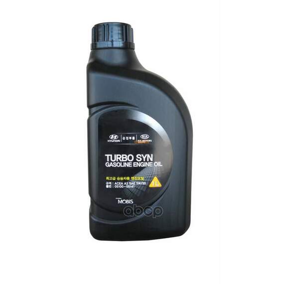 Купить МАСЛО МОТОРНОЕ HYUNDAI/KIA TURBO SYN A5 5W-30 СИНТЕТИЧЕСКОЕ 1 Л 05100-00141