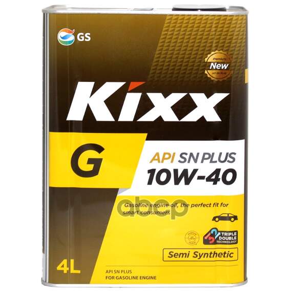 Купить МАСЛО МОТОРНОЕ KIXX G1 PLUS SN 10W-40 ПОЛУСИНТЕТИЧЕСКОЕ 4 Л L210944TR1