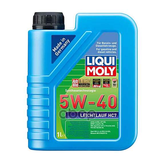 Купить НС-СИНТ. МОТ.МАСЛО LEICHTLAUF HC 7 5W-40 SN A3/B4 (1Л) (2308) 1346