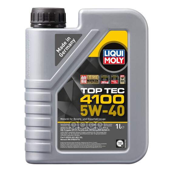 Купить МАСЛО МОТОРНОЕ СИНТЕТИЧЕСКОЕТЕТИЧЕСКОЕ НС-TOP TEC 4100 5W-40 CF/SN C3 1Л 9510 7500