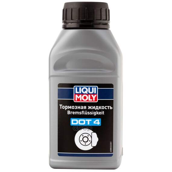 Купить ЖИДКОСТЬ ТОРМОЗНАЯ LIQUI MOLY BREMSFLUSSIGKEIT DOT4 0,25 Л 8832/21155