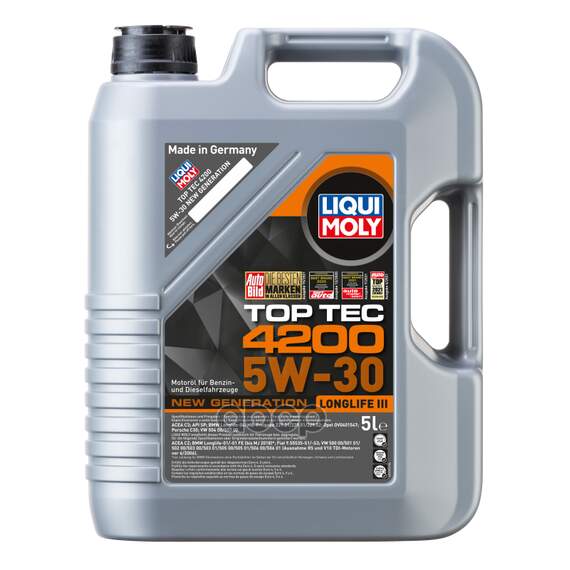Купить МАСЛО МОТОРНОЕ СИНТЕТИЧЕСКОЕТЕТИЧЕСКОЕ НС-TOP TEC 4200 5W-30 NEW GENERATION SP C3 5Л (8973) 7661