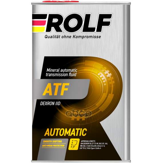 Купить МАСЛО ТРАНСМИССИОННОЕ ROLF ATF II МИНЕРАЛЬНОЕ 1Л 322240