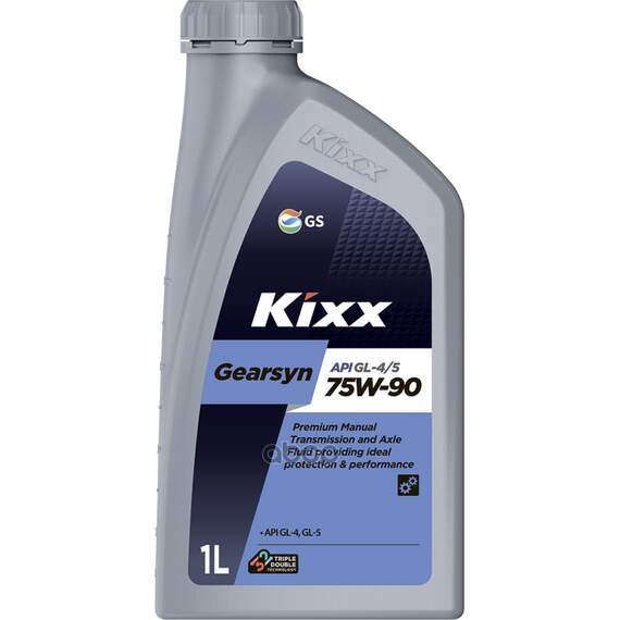 Купить МАСЛО ТРАНСМИССИОННОЕ KIXX GEARSYN GL-4/5 75W90 СИНТЕТИЧЕСКОЕ 1 Л L2963AL1E1