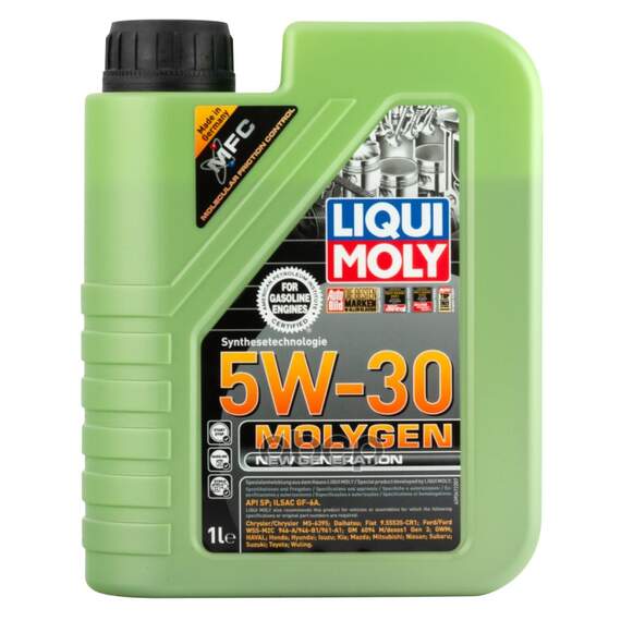 Купить МАСЛО МОТОРНОЕ LIQUI MOLY MOLYGEN NEW GENERATION 5W-30 СИНТЕТИЧЕСКОЕ 1 Л 9047 / 9041