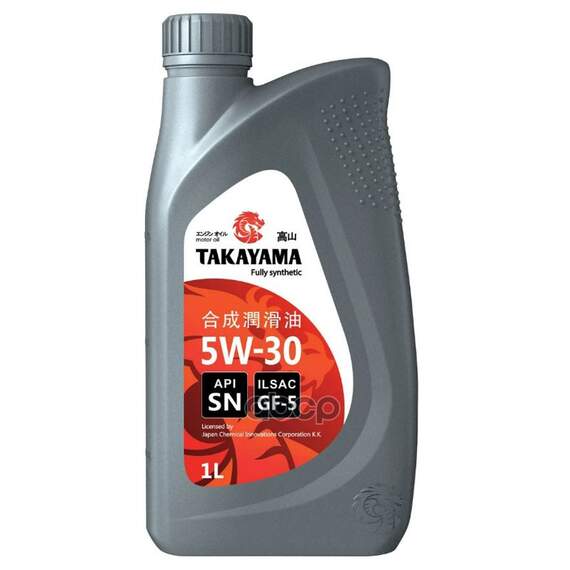 Купить МАСЛО МОТОРНОЕ TAKAYAMA 5W-30 GF-5 SN 1Л 605551