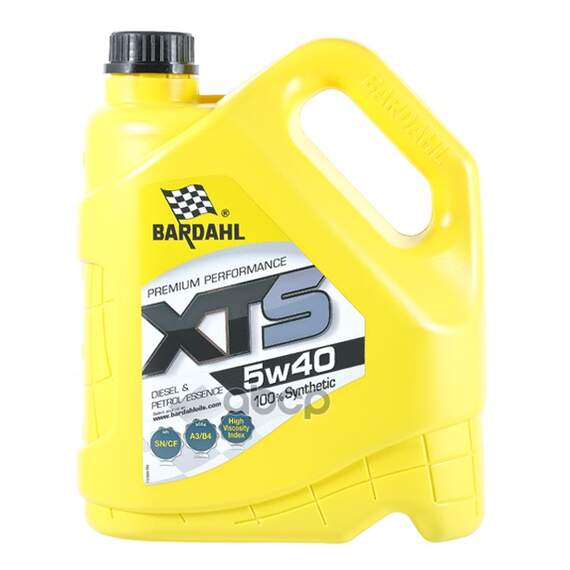 Купить МАСЛО МОТОРНОЕ СИНТЕТИЧЕСКОЕ BARDAHL XTS 5W-40 4Л 36892