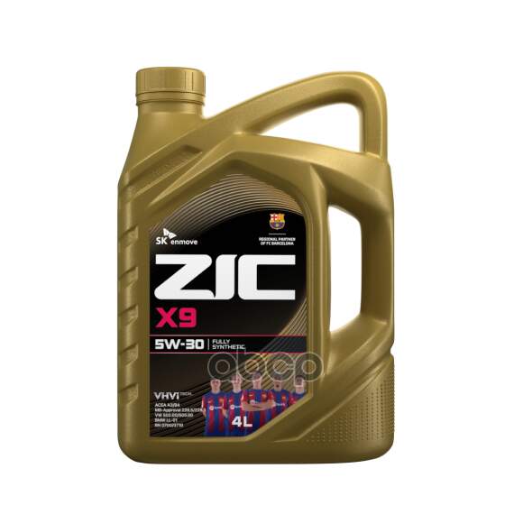 Купить МАСЛО МОТОРНОЕ ZIC X9 5W-30 СИНТЕТИЧЕСКОЕ 4 Л 162614