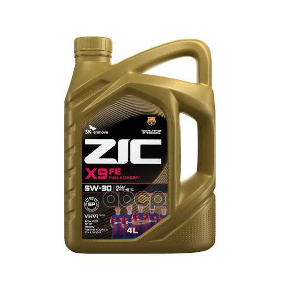 Купить МАСЛО МОТОРНОЕ ZIC X9 FE 5W-30 СИНТЕТИЧЕСКОЕ 4 Л 162615