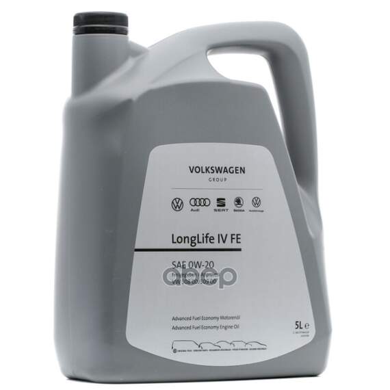 Купить МАСЛО МОТОРНОЕ СИНТЕТИЧЕСКОЕ VAG LONGLIFE IV FE 0W-20 5Л GS60577M4