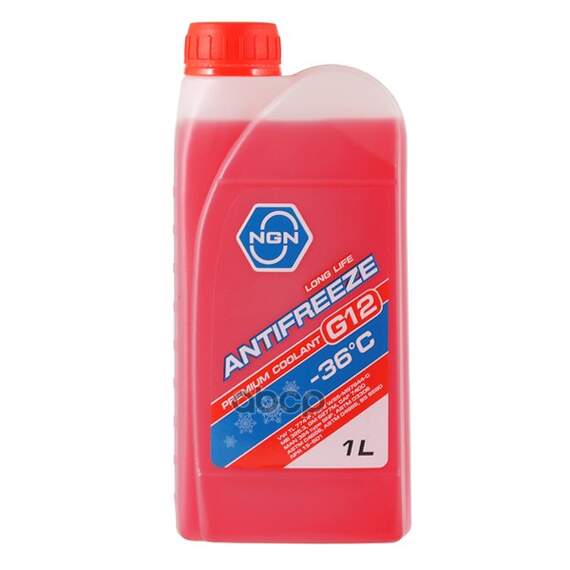 Купить АНТИФРИЗ NGN G12-36 (RED) ANTIFREEZE 1Л V172485621