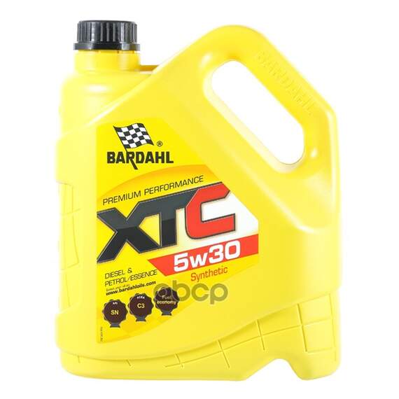 Купить МАСЛО МОТОРНОЕ СИНТЕТИЧЕСКОЕ BARDAHL XTC 5W-30 4Л 36312