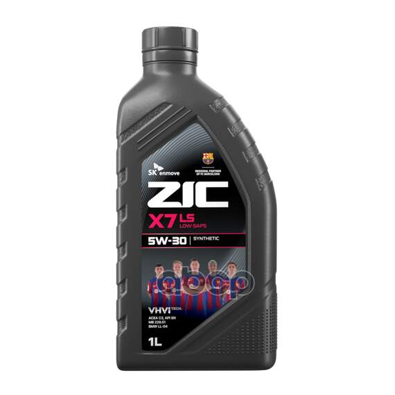 Купить МАСЛО МОТОРНОЕ ZIC X7 LS 5W-30 СИНТЕТИЧЕСКОЕ 1 Л 132619