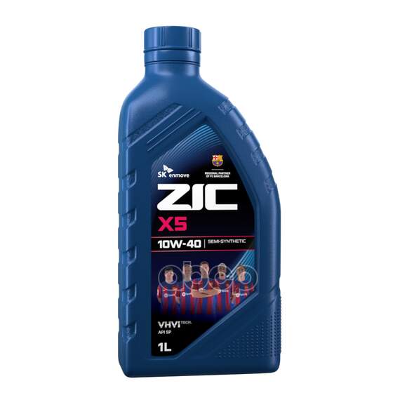 Купить МАСЛО МОТОРНОЕ ZIC X5 10W-40 ПОЛУСИНТЕТИЧЕСКОЕ 1 Л 132622