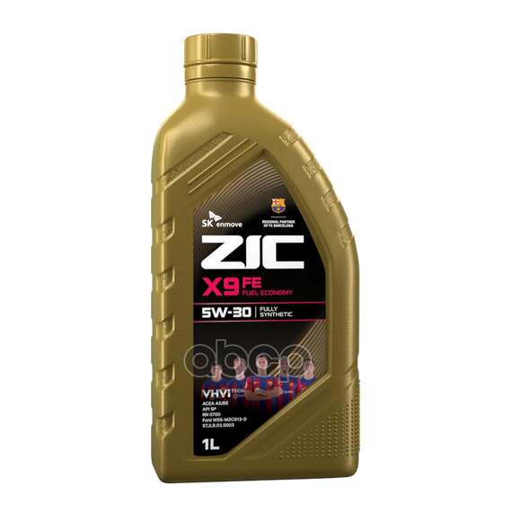 Купить МАСЛО МОТОРНОЕ ZIC X9 FE 5W-30 СИНТЕТИЧЕСКОЕ 1 Л 132615