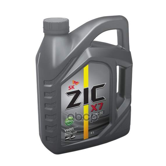 Купить МАСЛО МОТОРНОЕ ZIC X7 DIESEL 5W-30 СИНТЕТИЧЕСКОЕ 6 Л 172610