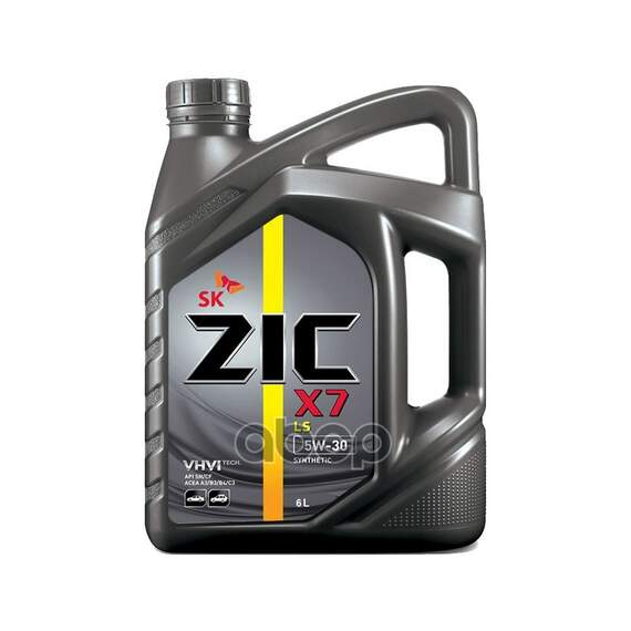 Купить МАСЛО МОТОРНОЕ ZIC X7 LS 5W-30 СИНТЕТИЧЕСКОЕ 6 Л 172619