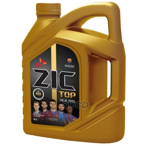 Купить МАСЛО МОТОРНОЕ ZIC TOP LS 0W-20 СИНТЕТИЧЕСКОЕ 4 Л 162679