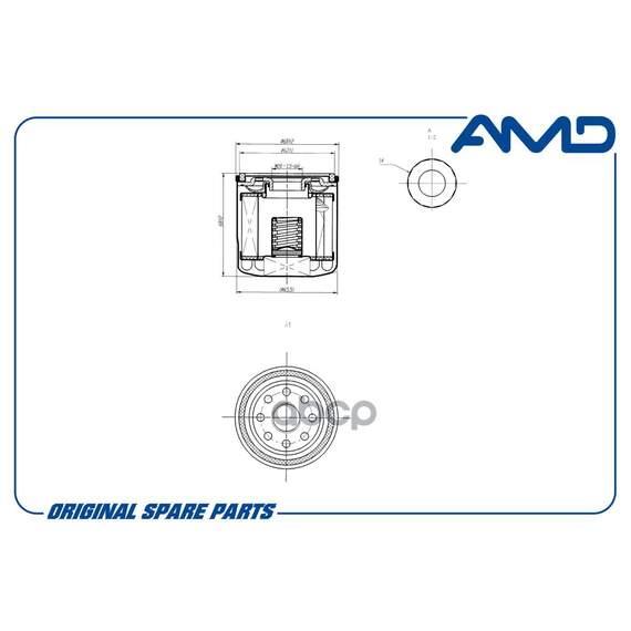 Купить ФИЛЬТР МАСЛЯНЫЙ PE0114302B9A/AMD.FL335 AMD
