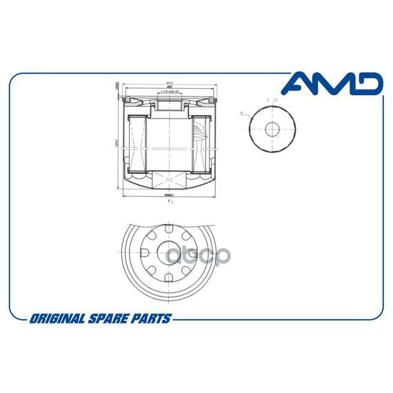 Купить ФИЛЬТР МАСЛЯНЫЙ 2059778/AMD.FL535