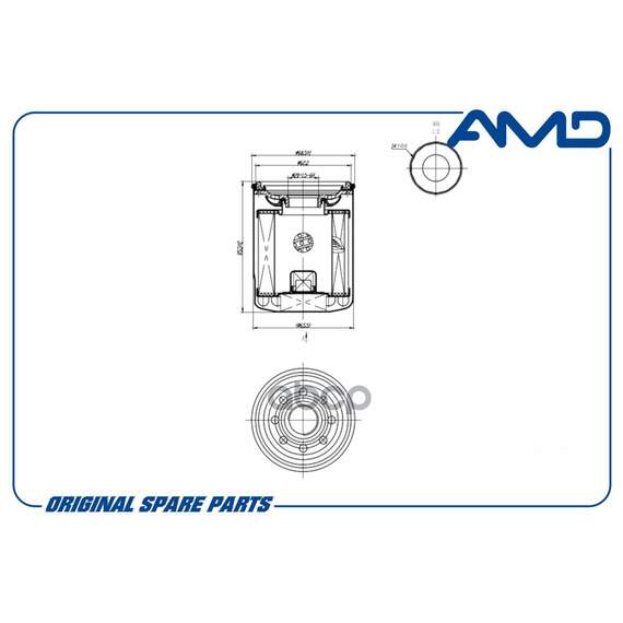 Купить ФИЛЬТР МАСЛЯНЫЙ 15208-AA160/AMDFL234