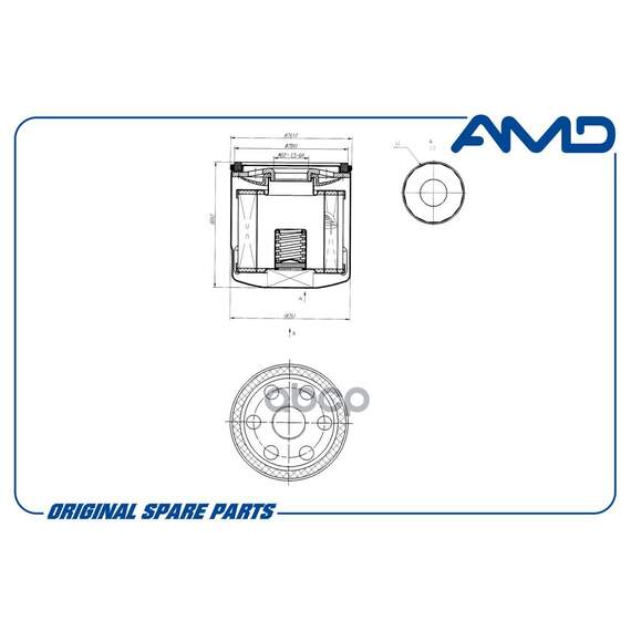 Купить ФИЛЬТР МАСЛЯНЫЙ AMDFL558