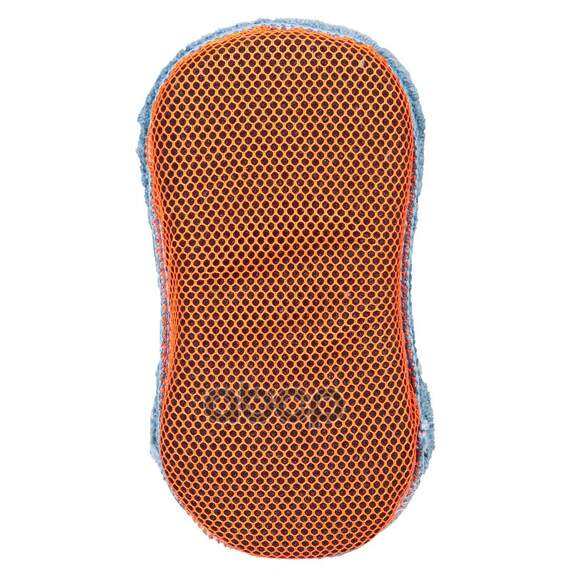 Купить ГУБКА ДЛЯ МЫТЬЯ ИЗ МИКРОФИБРЫ И КОРАЛЛОВОЙ ТКАНИ (24*11СМ) AB-K-02