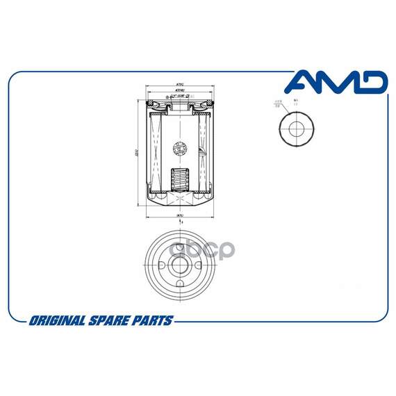 Купить ФИЛЬТР МАСЛЯНЫЙ AMDFL721