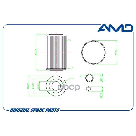 Купить ФИЛЬТР МАСЛЯНЫЙ A 611 180 00 09/AMDFL228