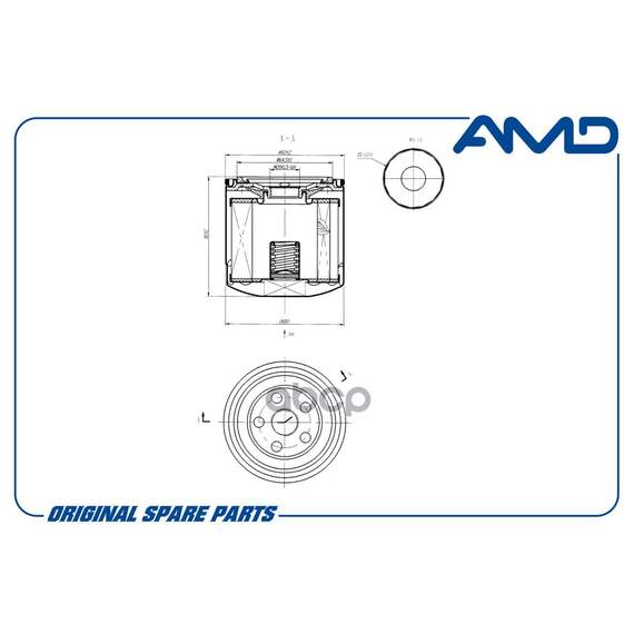 Купить ФИЛЬТР МАСЛЯНЫЙ CHERY (TIGGO 5) (2016-) AMDFL255