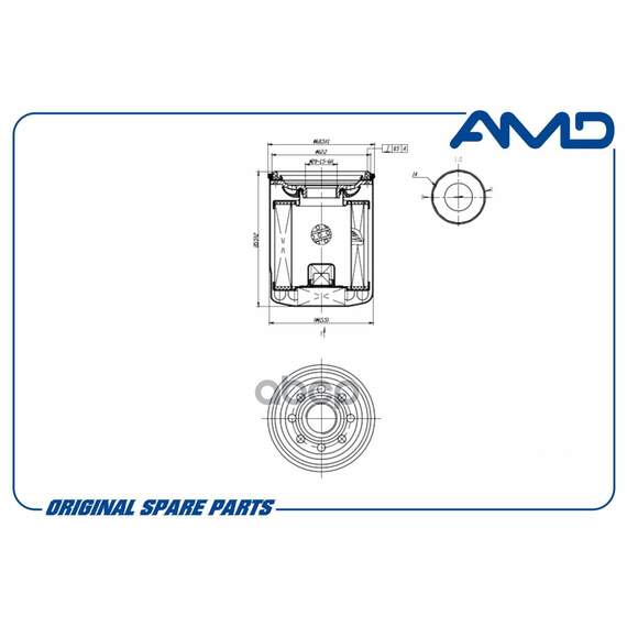 Купить ФИЛЬТР МАСЛЯНЫЙ 15400-RTA-003/AMD.FL223 AMD /// AMDFL223