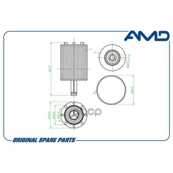 Купить ФИЛЬТР МАСЛЯНЫЙ AMDFL142