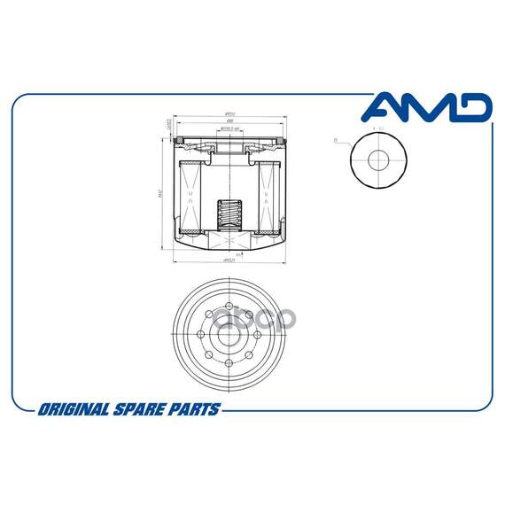 Купить ФИЛЬТР МАСЛЯНЫЙ AMDFL556