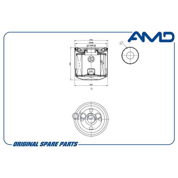 Купить ФИЛЬТР МАСЛЯНЫЙ AMDFL713