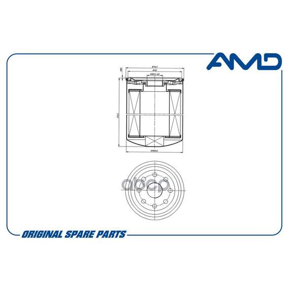 Купить ФИЛЬТР МАСЛЯНЫЙ 2992544/AMD.FL464
